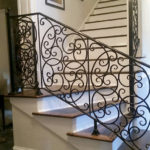 Straight Ornate Staircase Railing