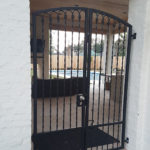 Arched Security Patio Gate