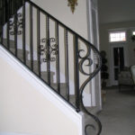 Stairway With Sweeping Scroll End