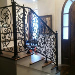 Angled View - Ornate Staircase Railing